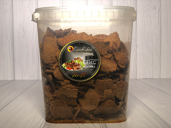 Ржаные гренки со вкусом шашлыка в Элисте