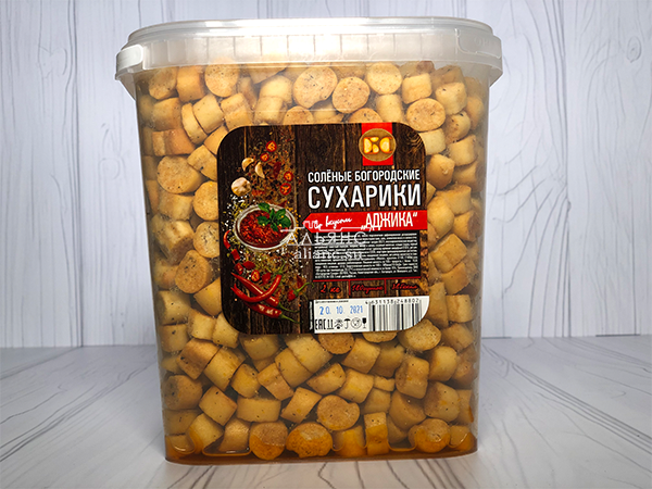 Сухарики с аджикой в Элисте