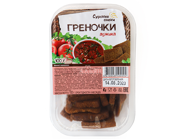 Сурские гренки с Аджикой (100 гр) в Элисте