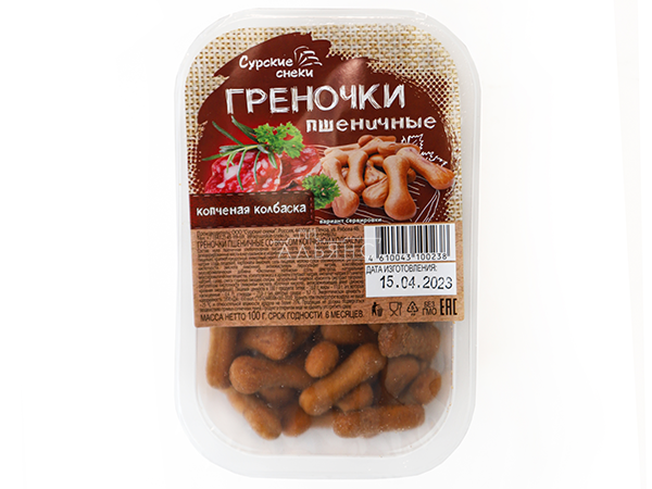 Сурские (ПШЕНИЧНЫЕ) Копченая колбаска (100 гр) в Элисте