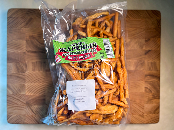 Жареный сыр "ВКУСНЯШКА" (Оливковый) 500гр. в Элисте