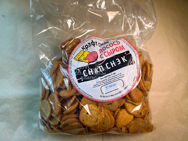 Снапсы ПШЕНИЧНЫЕ "Лосось с сыром" в Элисте