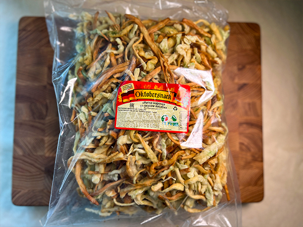 Нитка ЖАРЕНАЯ "Васаби" Oktobersnack 1 кг (сырный продукт) в Элисте