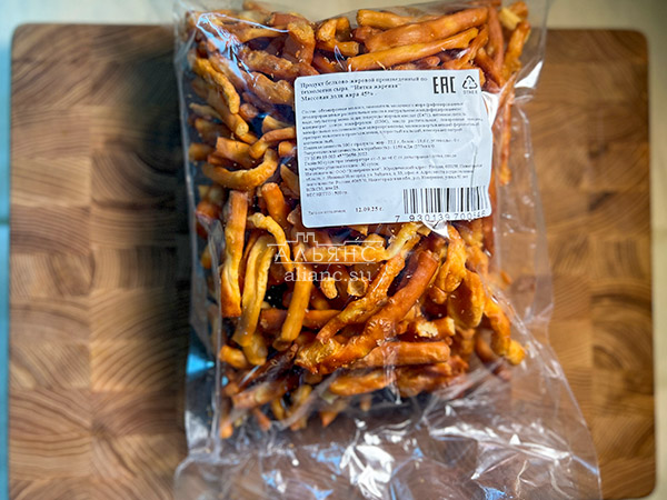 Нитка ЖАРЕНАЯ  Oktobersnack1 кг (сырный продукт) в Элисте