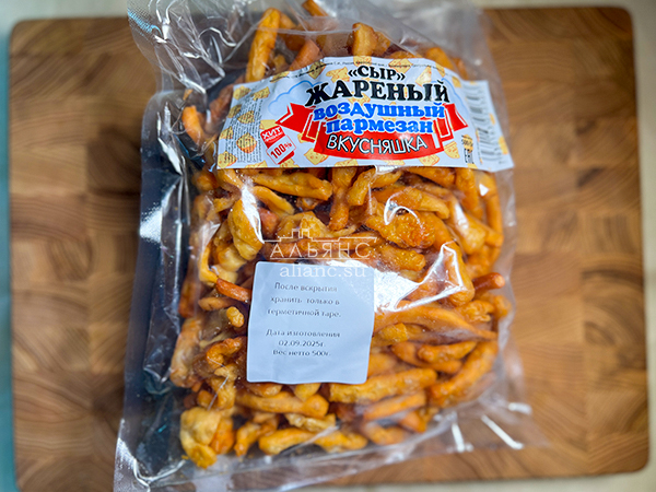 Жареный сыр "ВКУСНЯШКА" со вкусом пармезан (500 гр) в Элисте