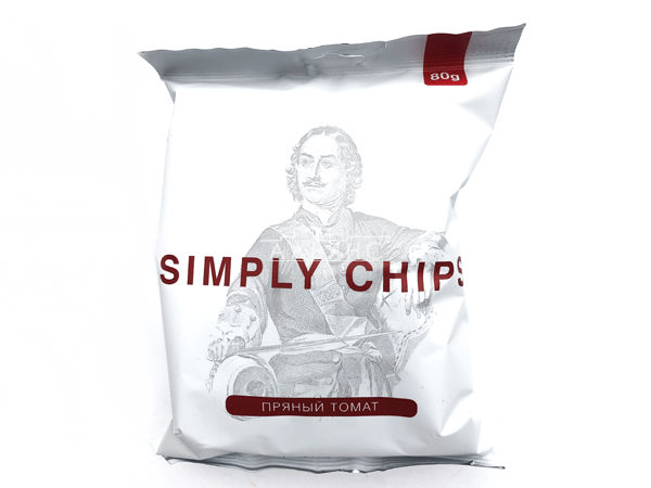 Картофельные чипсы "Simple chips" Пряный томат 80 гр. в Элисте