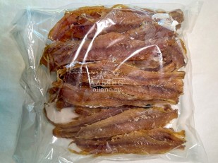 Камбала (филе): Минтай солёно-сушёный (рваный)